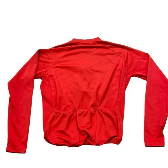 Men’s Performance Brand Red Long Sleeved Cycling Jersey Size Medium - Picture 5 of 10